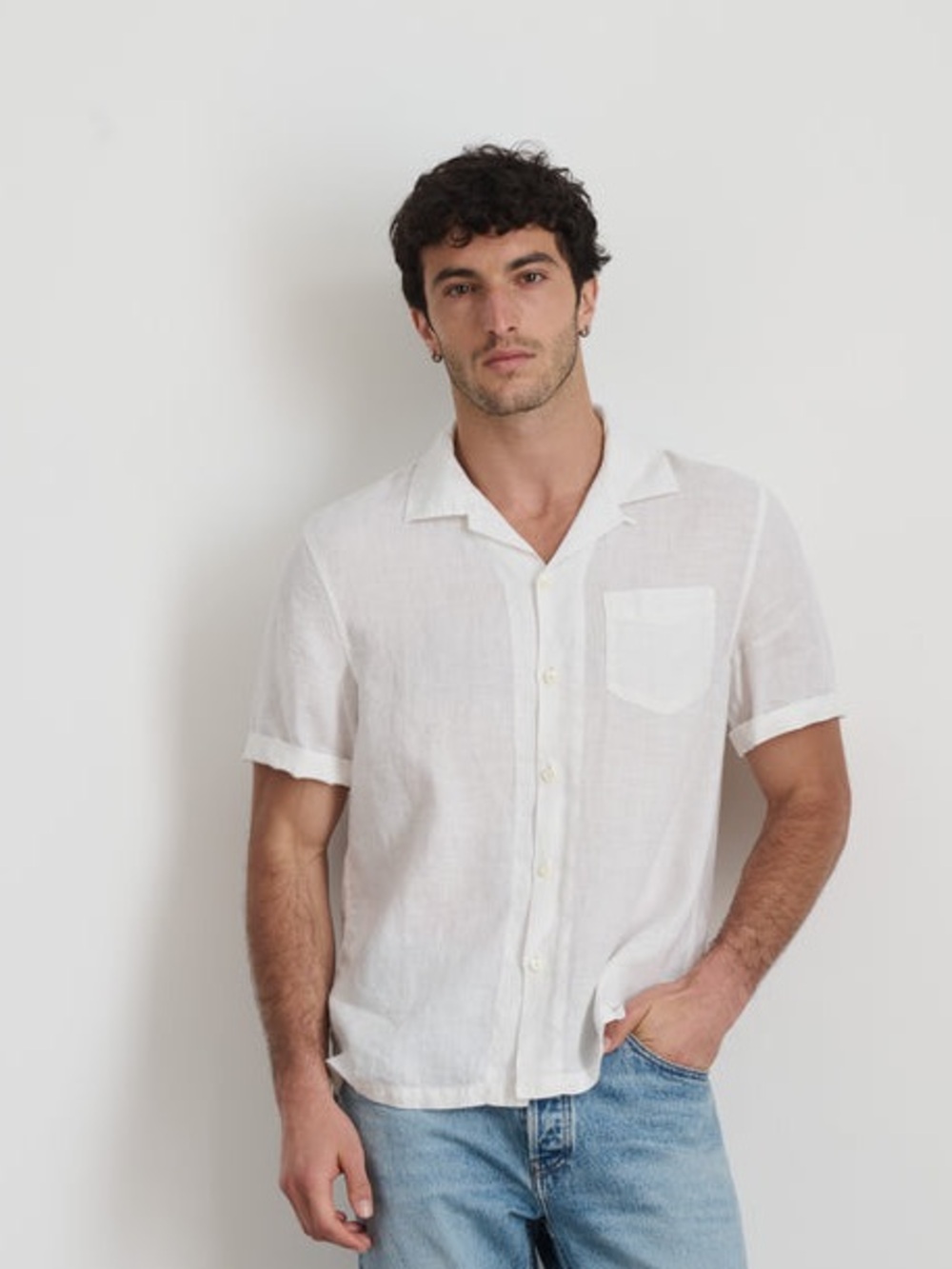 Alex Mill Camp Shirt In Linen